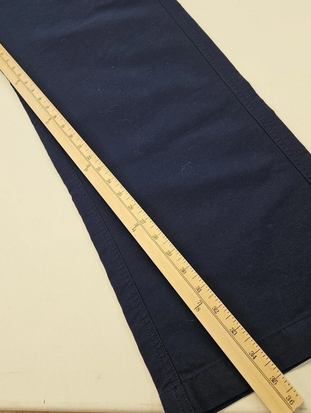 A. Tiziano Deep Navy Blue Pants Size 38 Men's 100% Cotton